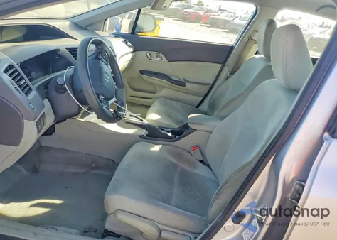 2012 Honda Civic Lx из США, поврежденный, VIN 19XFB2F57CE385314